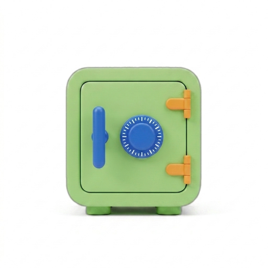 A secure safe, representing protected and regulated financing